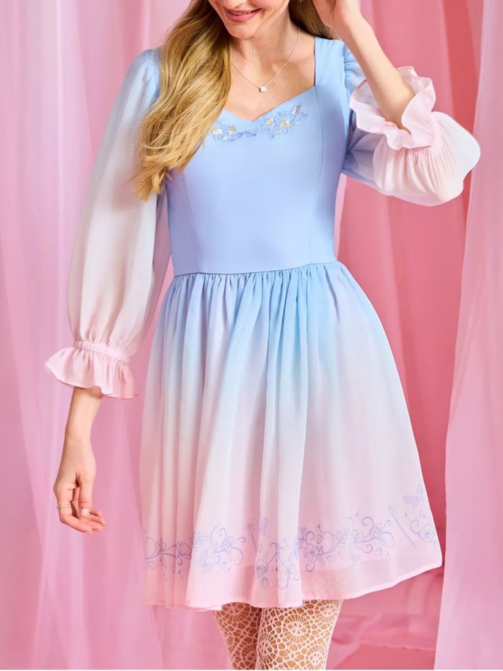Wicked Glinda Blue Ombré Dress - BoxLunch Exclusive